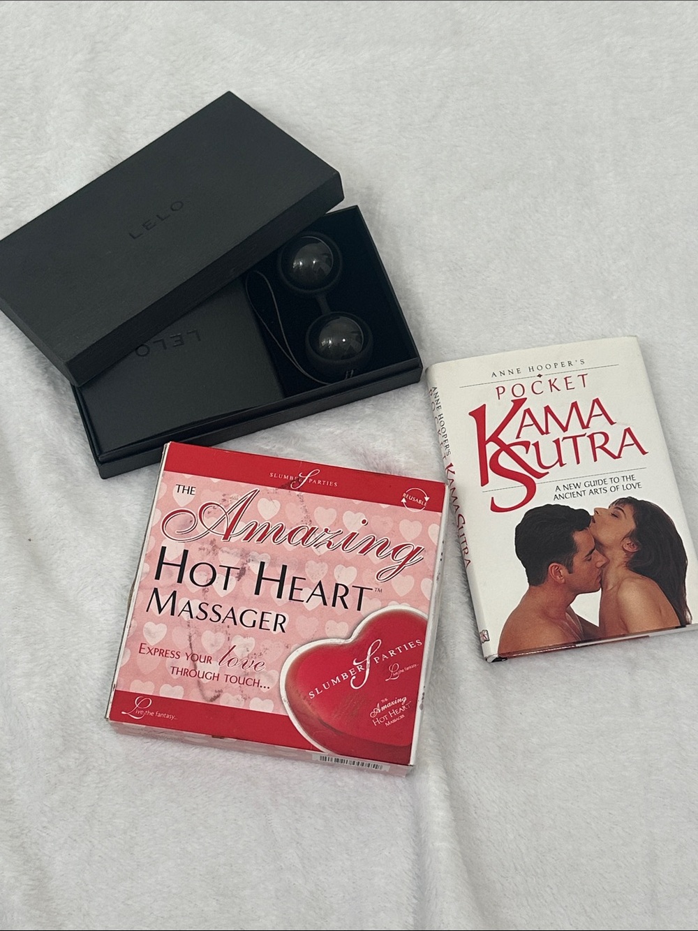 🚗 NEW! Lelo Luna Beads, Hot Heart Massager & Kama Sutra Mini Book